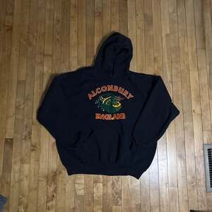 Vintage M.J. Soffe Alconbury England Dragon Graphic Hoodie 2XL